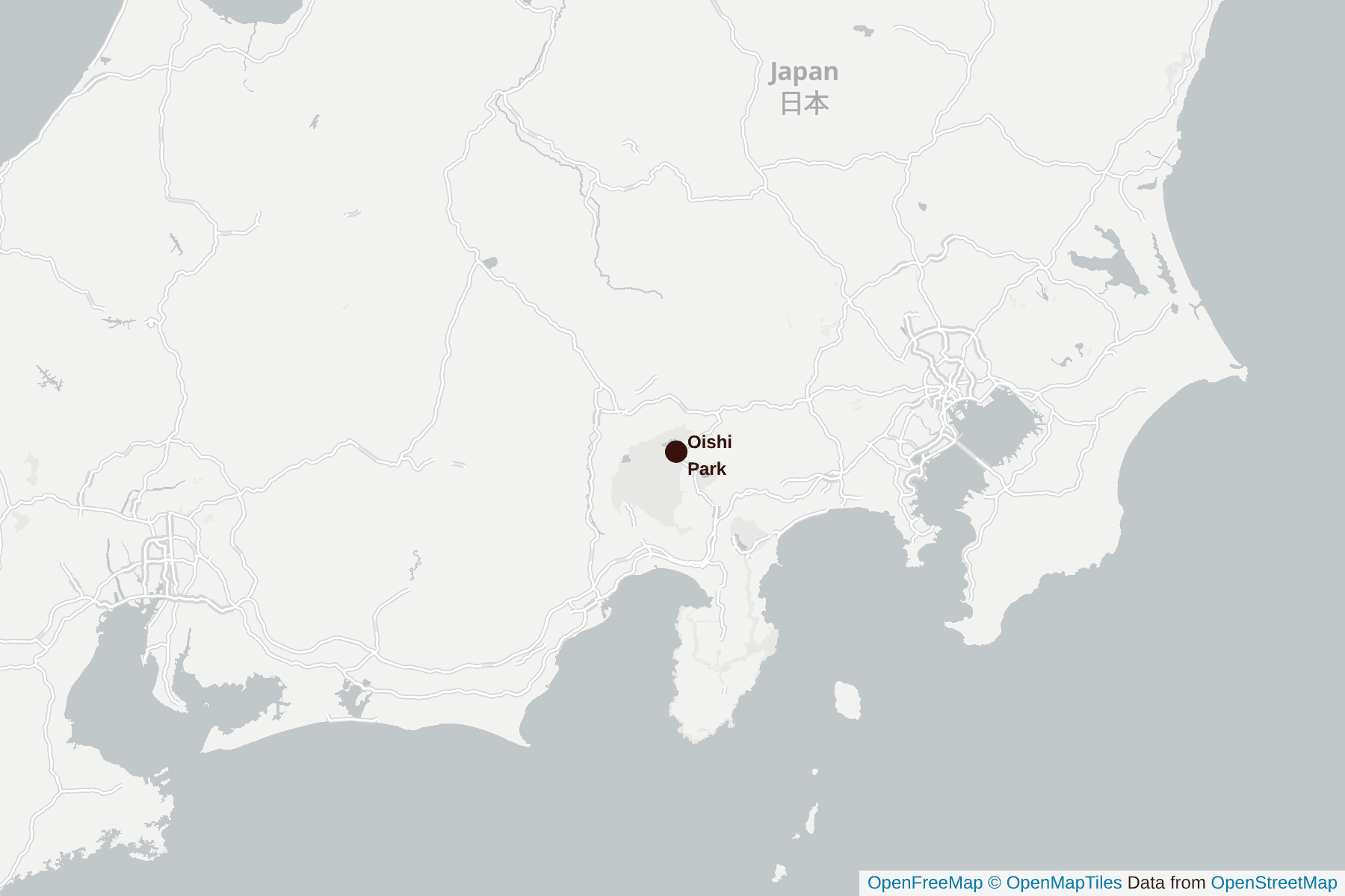 Carte de Oishi Park